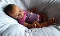 OOAK realistic reborn doll AA boy Donna Rubert Cutie fake baby