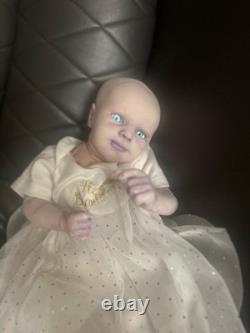 Ooak Reborn newborn baby Ghost Or Angel Baby Art Doll Ghost
