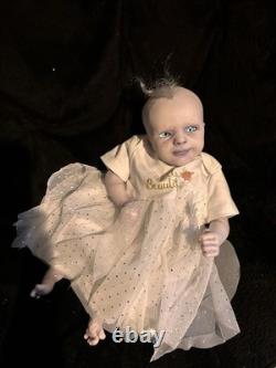 Ooak Reborn newborn baby Ghost Or Angel Baby Art Doll Ghost