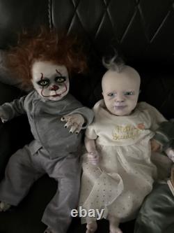 Ooak Reborn newborn baby Ghost Or Angel Baby Art Doll Ghost