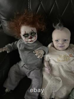 Ooak Reborn newborn baby Ghost Or Angel Baby Art Doll Ghost