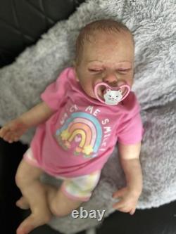 Ooak Reborn newborn baby Girl Allyssa