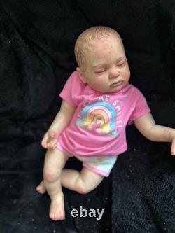 Ooak Reborn newborn baby Girl Allyssa