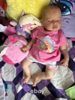 Ooak Reborn newborn baby Girl Allyssa