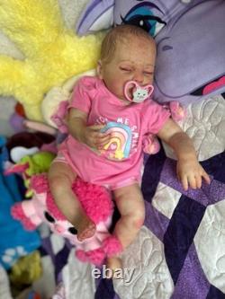 Ooak Reborn newborn baby Girl Allyssa