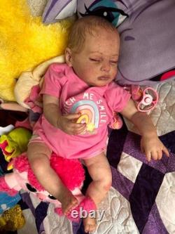 Ooak Reborn newborn baby Girl Allyssa