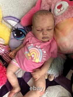 Ooak Reborn newborn baby Girl Allyssa
