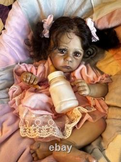Ooak Reborn newborn baby Girl Riley