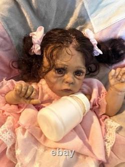 Ooak Reborn newborn baby Girl Riley