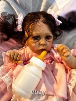 Ooak Reborn newborn baby Girl Riley