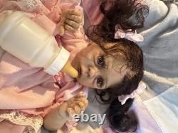 Ooak Reborn newborn baby Girl Riley