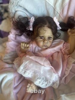 Ooak Reborn newborn baby Girl Riley
