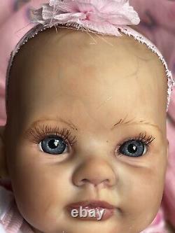 Ooak Reborn newborn baby Girl reborn bAby Claire Art doll