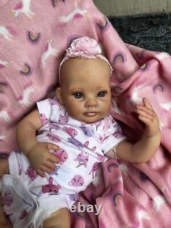 Ooak Reborn newborn baby Girl reborn bAby Claire Art doll