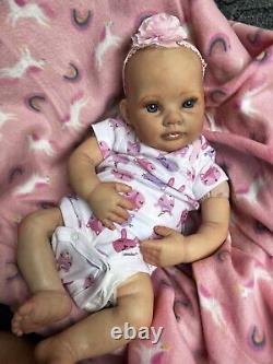 Ooak Reborn newborn baby Girl reborn bAby Claire Art doll