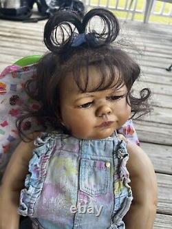 Ooak Reborn newborn baby Girl reborn bAby Whitley Art doll