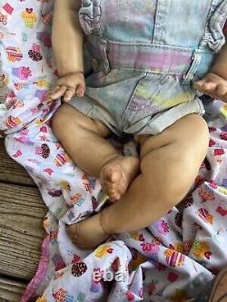 Ooak Reborn newborn baby Girl reborn bAby Whitley Art doll