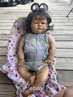 Ooak Reborn newborn baby Girl reborn bAby Whitley Art doll