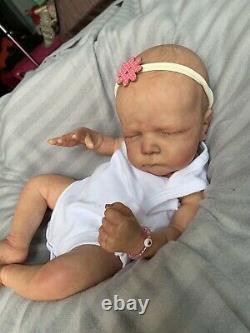 Ooak Reborn newborn baby Girl reborn baby Limited Edition Cayle Art doll