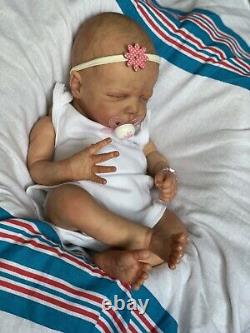 Ooak Reborn newborn baby Girl reborn baby Limited Edition Cayle Art doll