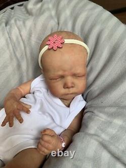 Ooak Reborn newborn baby Girl reborn baby Limited Edition Cayle Art doll