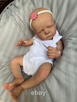 Ooak Reborn newborn baby Girl reborn baby Limited Edition Cayle Art doll