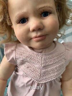 Ooak Reborn newborn baby Girl reborn baby Toddler Meegan Art doll Armature