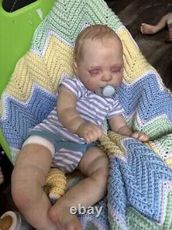 Ooak Reborn newborn baby boy reborn Art doll Nathan