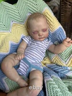 Ooak Reborn newborn baby boy reborn Art doll Nathan