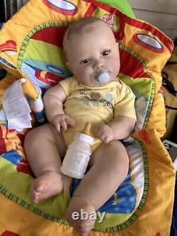 Ooak Reborn newborn baby boy reborn Toddler joel Art doll