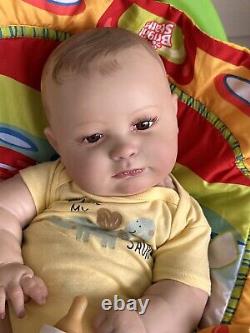 Ooak Reborn newborn baby boy reborn Toddler joel Art doll