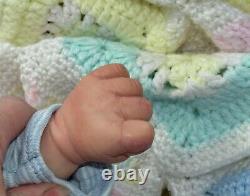 Ooak precious Realborn Reborn baby boy 20 7lbs 4oz withCOA Updated Photos LOOK
