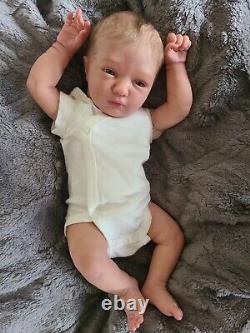 Ooak reborn baby doll logan awake