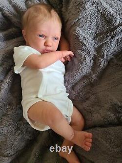 Ooak reborn baby doll logan awake