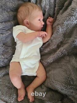 Ooak reborn baby doll logan awake