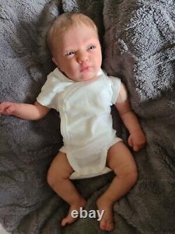 Ooak reborn baby doll logan awake