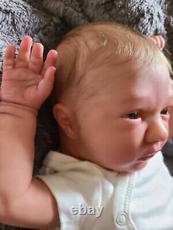 Ooak reborn baby doll logan awake