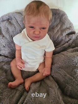 Ooak reborn baby doll logan awake