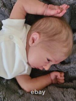 Ooak reborn baby doll logan awake