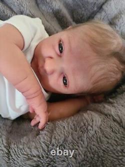 Ooak reborn baby doll logan awake