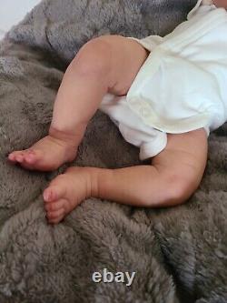 Ooak reborn baby doll logan awake