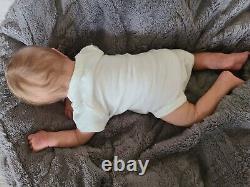 Ooak reborn baby doll logan awake