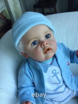 Original Reborn Baby Boy BENJAMIN By Natali Blick COA 7lbs