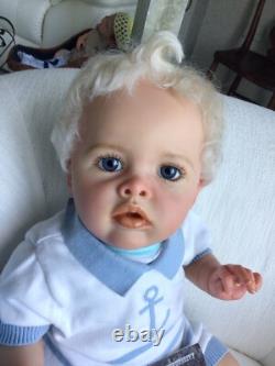 Original Reborn Baby Boy BENJAMIN By Natali Blick COA 7lbs