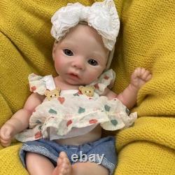 OtardDolls 10 Inch Lifelike Reborn Baby Dolls Full Silicone Handmade Realisti