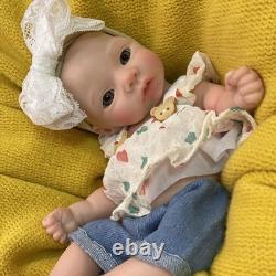 OtardDolls 10 Inch Lifelike Reborn Baby Dolls Full Silicone Handmade Realisti