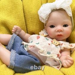 OtardDolls 10 Inch Lifelike Reborn Baby Dolls Full Silicone Handmade Realisti