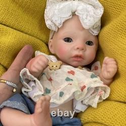 OtardDolls 10 Inch Lifelike Reborn Baby Dolls Full Silicone Handmade Realisti