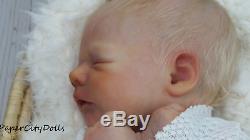 PAPER CITY DOLLS Reborn Doll Just Born Reborn Realborn Baby Everest James