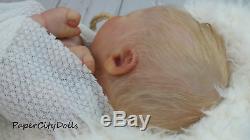 PAPER CITY DOLLS Reborn Doll Just Born Reborn Realborn Baby Everest James